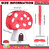Charniol Mushroom Pinata with Stick and Blindfold, Paper, Baby Shower, Fantasy Theme Decoration