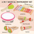 1-3,Percussion Set 3+ 1 2 3 Baby Musical Instruments for Girls-Montessori Wooden Toys for Toddlers Instruments
