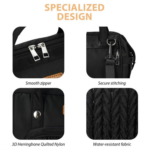 Backpack, FHELAD Small Diaper Bag Toddler Diaper Bags Waterproof Multi-Function Newborn Baby Stylish Mini Tote