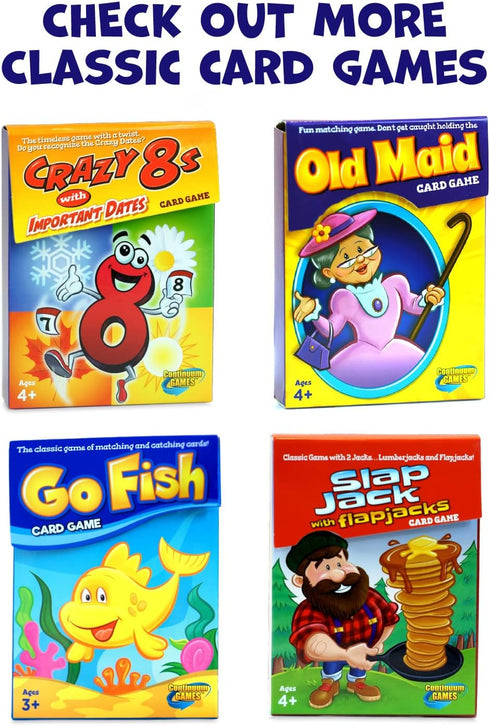 Continuum Games Old Maid Classic Card Game for Children Ages 4 & Up