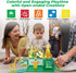 Magnetic Tiles Set, Educational Building Blocks for Boys Girls, Montessori Cubes Gift for Ages 3-8
