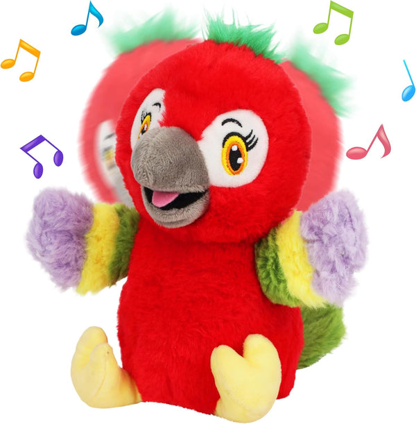 Cuteoy Talking Parrot Repeat What You Say Musical Stuffed Animal Shaking Singing