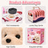 G.C 13Pcs Interactive Stuffed Dog Toys for Kids Girls - Walking Barking Plush with Carrier & Accessories Playset