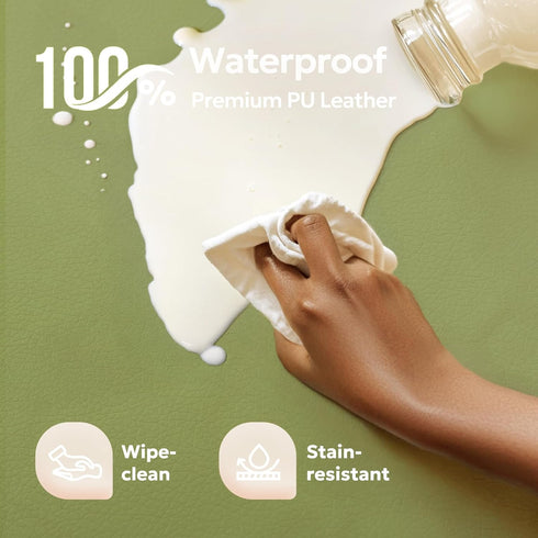 50x50 Mallify Baby Mat for Floor, Thick Soft Non-Toxic Vegan Leather Baby Play Mat, Waterproof Foam Play Mat, Padded