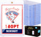 RIXUGIT 20-Pack Magnetic Card Holder for Trading-Cards - 180pt Clear Trading Card Sleeves,