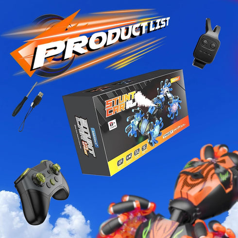 Kidstinct 1:16 4WD 360 8-12 8 9 10 11 12 Gesture Sensing RC Stunt Car, Hand Controlled Remote Control Twist Cars