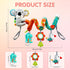 0-6 0-3 0-6 0 3 6 9 12 MONSTIME Car Seat Toys for Babies Months, Newborn Toys Baby Toy Months Stroller Toys, Infant Toy