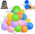 SOPPYCID Reusable Magnetic Water Balloons, Quick Fill Self Sealing Water Bombs for Kids Adult Water Polo Fight Games