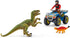 Schleich Dinosaurs Toy Set - Quad Escape from Velociraptor with ATV Truck for Boys and Girls, Ages 4+