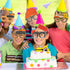 12PCS Construction Party Supplies Construction Party Felt Glasses with Tractor Excavator Dump Truck Plastic