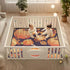 GuoChe Cozy 50'' 50'' Autumn Pumpkin Halloween Harvest Food Large Stylish Baby Activity Play Mat for Indoor Outdoor