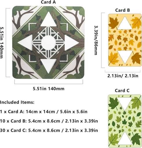 1-8 Balancing Card Games Cards Tree Difficult to Master Challenging Balance Table Games for Players | Fun Party Board