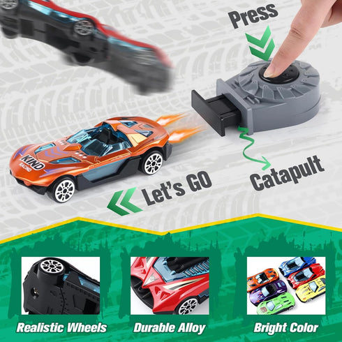 Cleboen Set 12 Pack Race Car Surprise Egg for Kids, Blind Eggs with Alloy Race Car Toys Inside, Ideal Birthday Gift