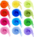 12pcs Square Juggling Silk Dance Scarves, 24 Inches Magic Tricks Performance Props Accessories in 12 Colors