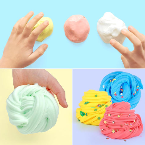38 Pack Butter Slime Kit - Soft & Non-Sticky Sensory Fidget Toy - Educational Birthday Gift for Kids 6-12
