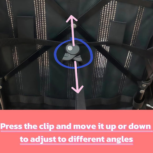 LJHYSD Baby Stroller Seat Position Adjustment Strap - High Chair Straps Replacement & Stroller Straps with Spring