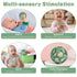 0-6 6-12 MCGMITT Sensory Balls for Baby, Easy Grasp Food Grade Stretchy Silicone Baby Teether Ball for Months, BPA-Free