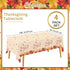 Gatherfun Maple Leaves Waterproof Plastic Tablecloths, Disposable Covers for Fall Parties, 4PCS 54x108 Inch