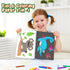 Foil Fun Animal DIY Art Kits, No Mess Creative Drawing Game for Kids Birthday Gifts and Crafts