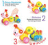Stone and Clark Musical Press & Go Caterpillar Toy, Light Up Inchworm Infant Toys for 6 to 12 Months