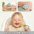 Baby Fruit Feeder & Breastmilk Popsicle Mold Set – 3 Pack Silicone Teething Relief Kit with Pacifier, Freezer Tray