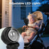 BreezeBoost 6000mAh 4 360 Stroller Fan, Stroller Fans Clip On for Baby with Speeds, LED Display & Night Light, Rotate