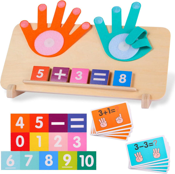 BSADIY Montessori Toys for 3-5 Year Old, Educational Math Manipulatives Learning Toys for
