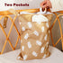 Clothes-2pcs, 11.8*15.75" Wet Dry Bags with Two Zippered Pockets and Handle, Reusable Storage Bag for Breast Pump Parts