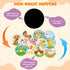 PCTCSHQ 36 12 Pcs Potty Training Stickers You Pee on Toilet Reveal Stickers Patterns Color Changing Reusable Pee Decals
