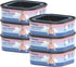 Omlishy 6 Pack Jumbo Square Bags Refill Compatible with Diaper Genie Compact, Select