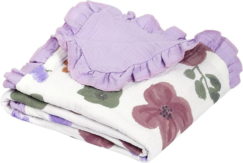 zonBroth 40"x36" Muslin Baby Blankets, Cotton Crib Blanket for Baby Infant Toddler,Super Soft and Lightweight Nursery