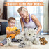 5 Babies,18-inch Muiteiur Piece Lynx Stuffed Animals, Soft Bobcat Stuffed Animals with Cute Plush Toy for Kids Girls