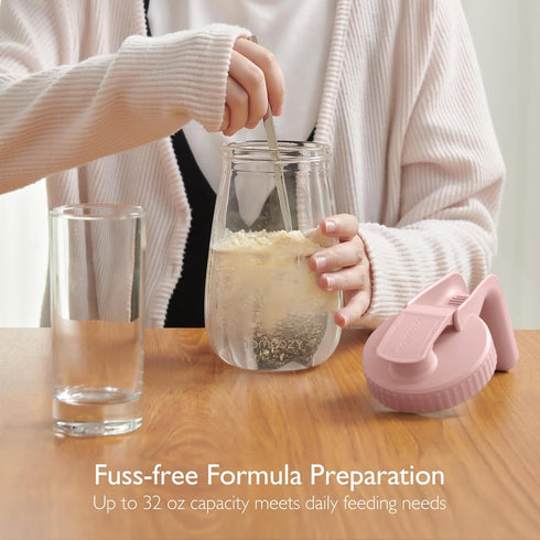 Momcozy Breast Milk Pitcher, Resistant to Heat and Cold Abrupt Temp Swings, No Leak Breast Milk Fridge Storage