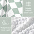 Green Checkered Baby Car Seat Cover & Nursing Pillow Cover