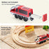 Set 3 4 5 Tiny Land Battery Operated Action Locomotive Train - Powerful Engine Bullet Train Compatible with Major Brand