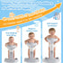 LimboGlow Anti-Pinch 6-36 Upgraded Baby Shower Stand with Silicone & Anti-Slip Base, Adjustable Height Baby Bath