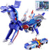 Co-opting Collision Transforming Dinosaur Car Toy, 2 in 1 Magnetic Cars Transform into