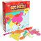 GeoToys GeoPuzzle Asia 50 Piece Geography Jigsaw Puzzle - Educational Kid Toys, Jumbo Size