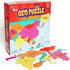 GeoToys GeoPuzzle Asia 50 Piece Geography Jigsaw Puzzle - Educational Kid Toys, Jumbo Size