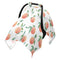 Mazeann Summer Peach Fruit Car Seat Cover Baby Breathable Soft Infant Carseat Covers