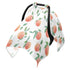 Mazeann Summer Peach Fruit Car Seat Cover Baby Breathable Soft Infant Carseat Covers