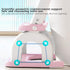 WAAYAA 2 1 in Potty Training Seat with Ladder for Toddler, Upgraded Adjustable Height Potty Training Toilet Splash