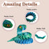 OGCHFZC 12 3D 12.8 inch 3D Pcs Printed Snake, Flexible Printed Snake Stuff Decorative for Kids Home Decor Gifts