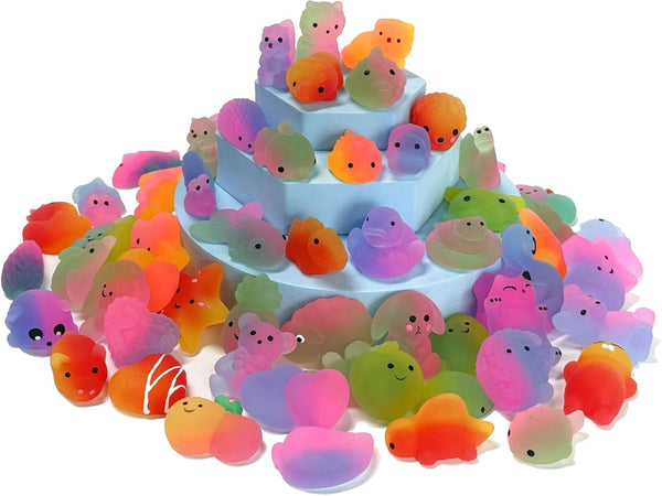 12 Pack Random Delivery Gradient Color Series Mochi Squishy,Kids Birthday Gift,Party Favors,Classroom
