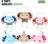 Mommy 19.7" 3 Tummy, 4 Onsoyours Axolotl Stuffed Animal with Baby Axolotl Plushies in Piece of Cute Axolotl Plush