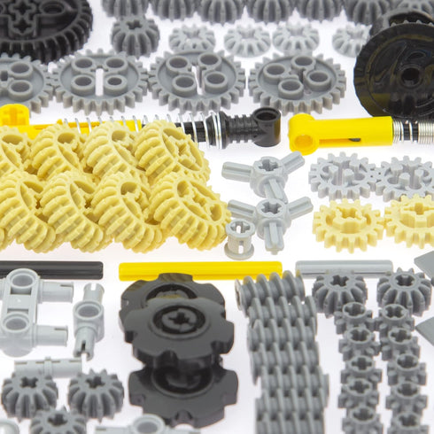852pcs Technic-Parts Gears, Axle, Pin, Connector Compatible with Lego-Technic, MOC Pieces for Toy Building Sets