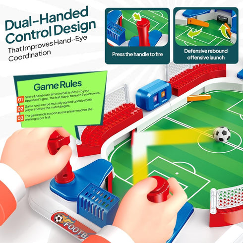 8-12, 6-12, Mini Table Soccer Board Game Soccer Gifts for Boys Soccer Toys for Kids Ages Indoor Mini Foosball Table