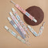 6 Pack 6PS21 babygoal Floral Pacifier Clips, Binky Paci Holder Clips Leashes Fits for Most Baby Pacifiers and Binkies
