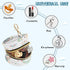 PYBUG Animal Round Pacifier Storage Case, Polyester & TPU Lined with Hook Buckle, Pacifier Container Box for Baby