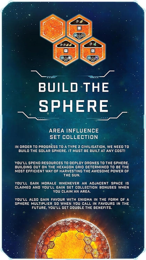 Solar Sphere Base Game by Dranda Games, Strategy Board Game for 1 to 4 Players Ages 14+